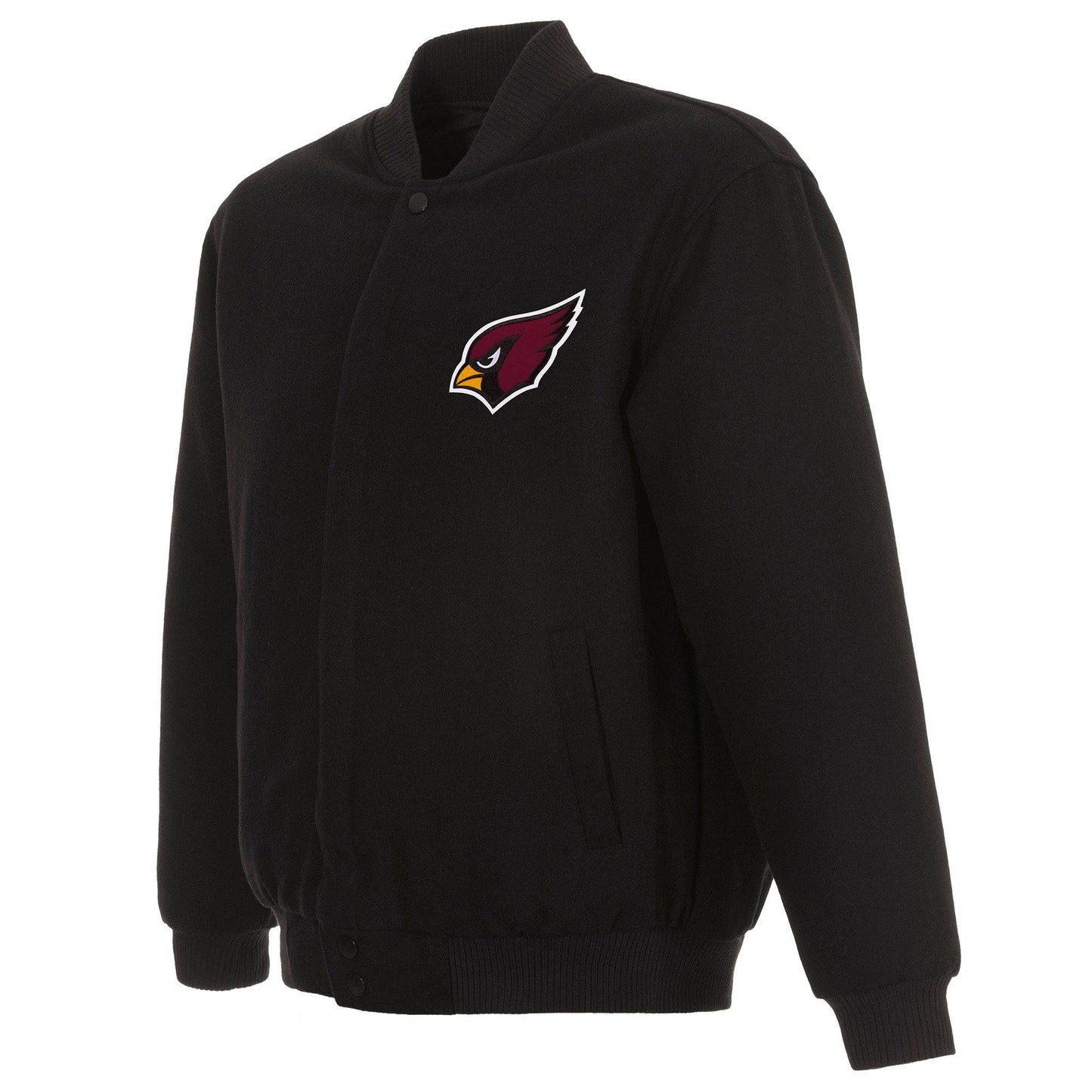 Arizona Cardinals Reversible Wool Jackets - Black