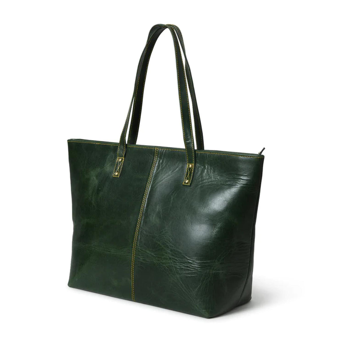 The Kim Women’s Tote Leather Bag Green