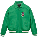 Men's Avirex Leather Jacket Iconic Avirex jacket (Green )