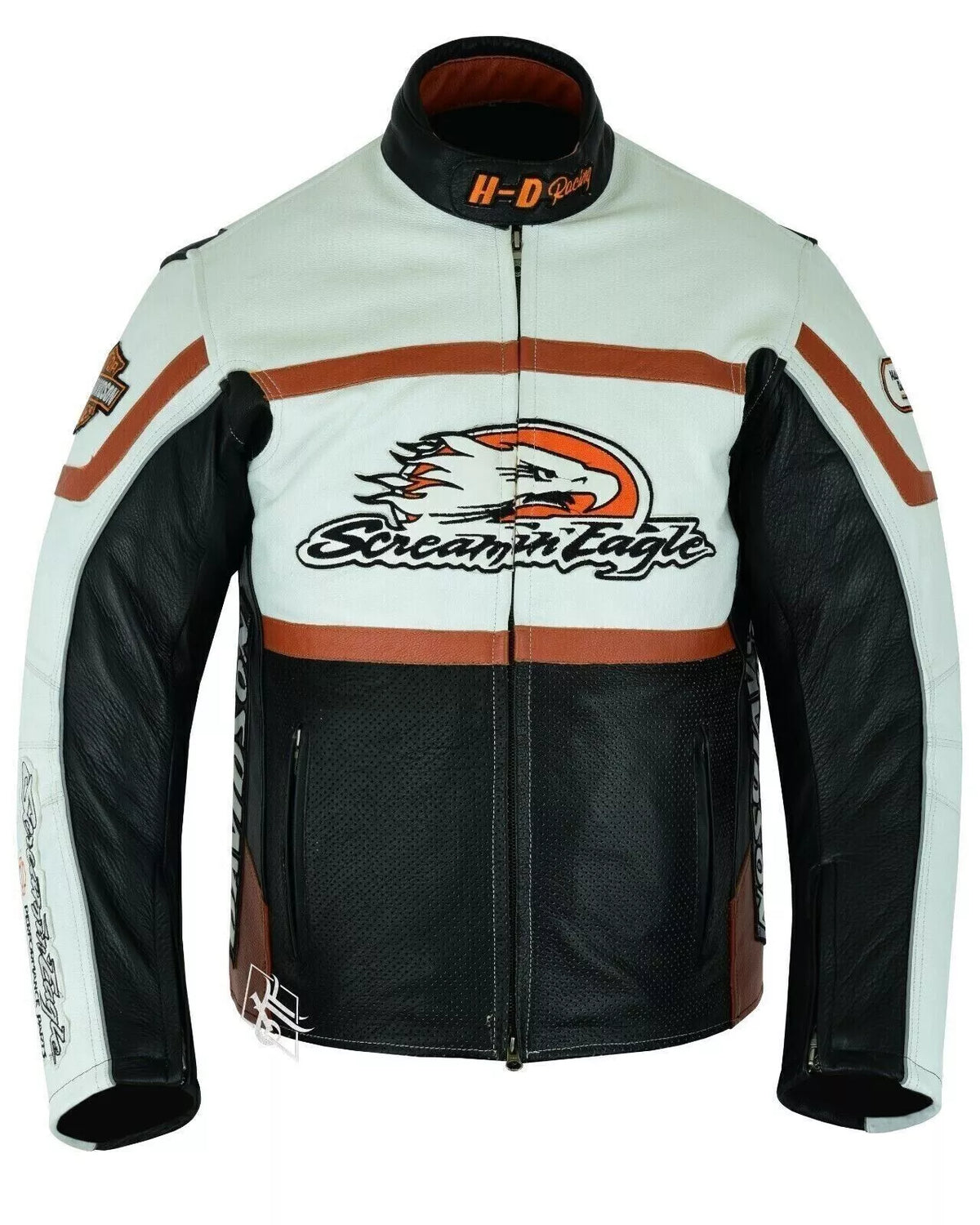 Excellent Quality Harley Davidson Men's Raceway Screaming Eagle leather jacket