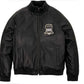 Avirex Apex Men’s Leather Track Pursuit Jacket - Black