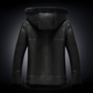 Mens RAF Sheepskin Jacket With Removable Hood Black