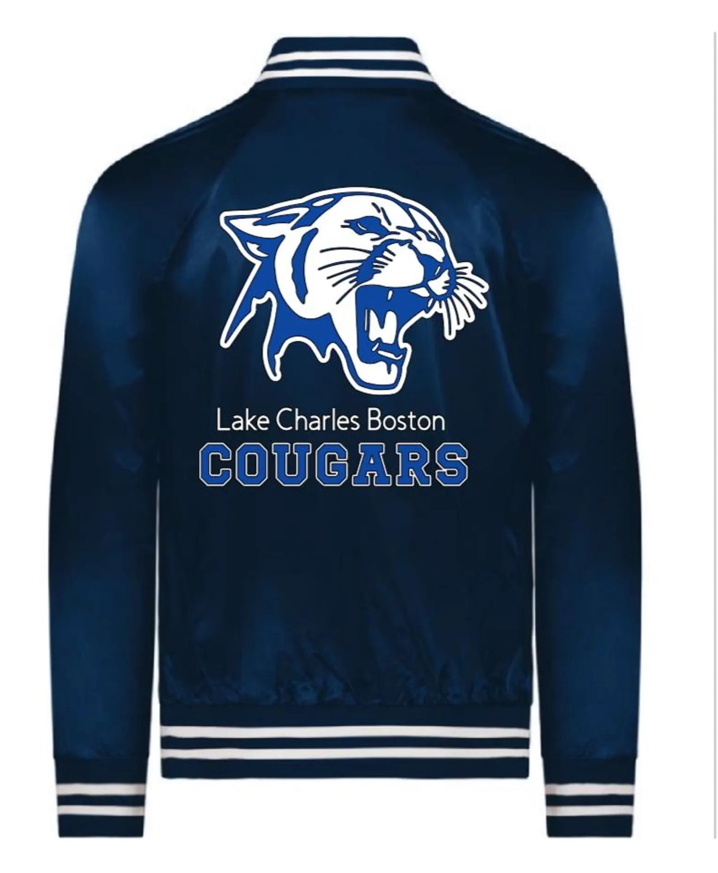 Custom satin jacket high quality with your logo and design