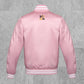 Handmade Custom Satin High School Letterman Baseball Bomber Blank Mid Season Varsity Street-wear College Bomber Jacket All leagues Jacket