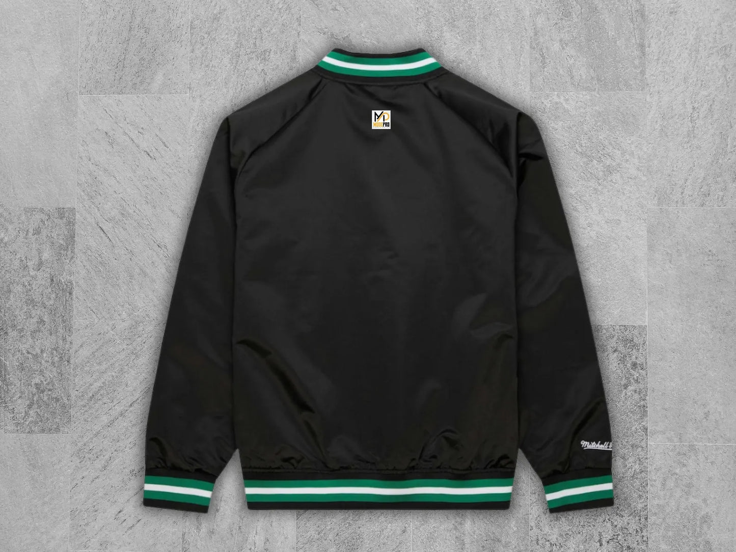 Custom Logo Accepted Satin Varsity Jacket league Boston Celtics Letterman Bomber Jacket Custom Varsity Jackets All Team Varsity Jackets-Black