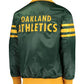 MLB Oakland Athletics Green Satin Jacket Team Varsity Jackets