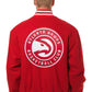 Atlanta Hawks Spacial Embroidered Handmade Wool Jacket - Red