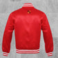 Satin Varsity Jacket Custom solid satin varsity Jacket |personalised Bomber satin jacket | men's &amp; women in various colours