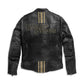 Men’s H-D Triple Vent Black Harley Davidson Leather Jackets