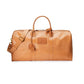 VTG Polo Ralph Lauren Light Brown Genuine Leather Duffel Heritage Travel Bags