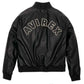 Avirex Apex Men’s Leather Track Pursuit Jacket - Black