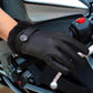 Womens Black Fur Leather Gloves