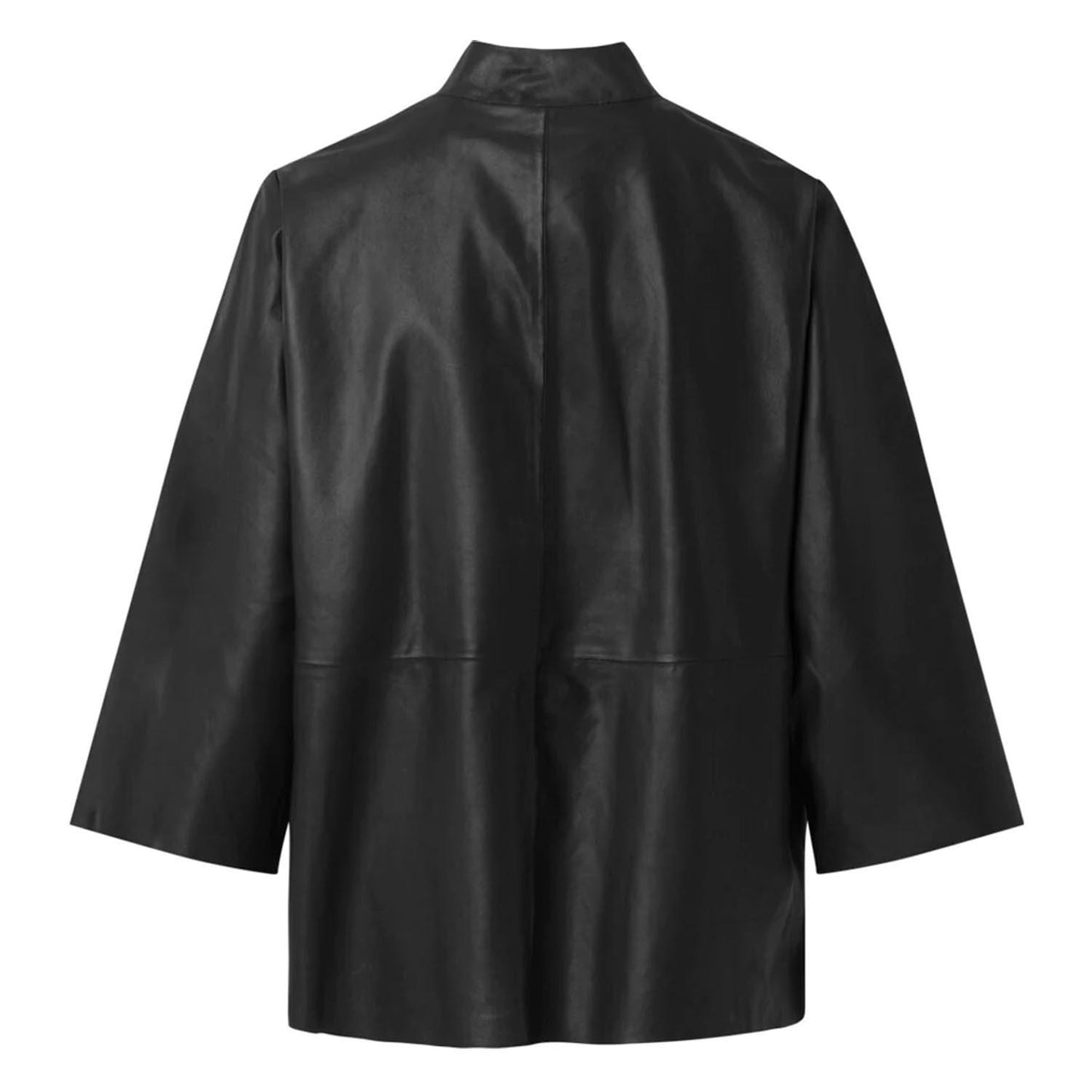 KyleDEP Women’s Nero Genuine Leather Top Black