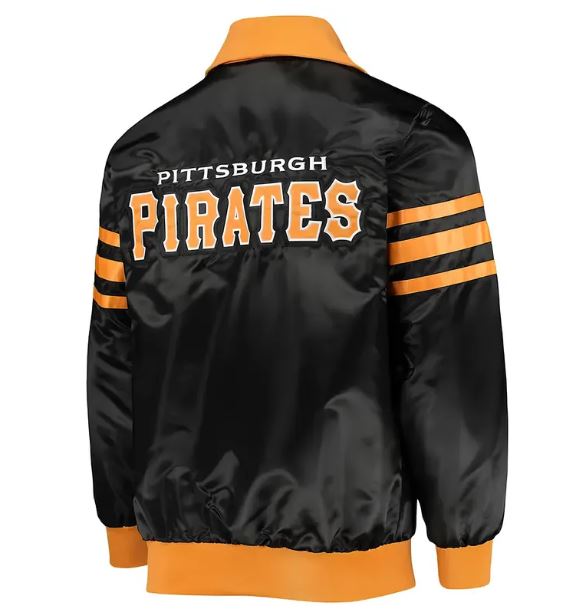 MLB Men's Pittsburgh Pirates Rib Varsity Wool Jacket