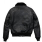 Avirex Black G-1 Bomber men’s Leather Jacket-Black