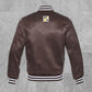 Custom Logo Custom Satin Jacket High School Letterman Baseball League Bomber Mid Season Varsity Jackets
