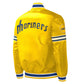 MLB Seattle Mariners Varsity Jacket Satin Jacket Letterman Jacket Baseball Custom Varsity Jackets Team Varsity Jackets- Gold