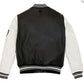 Avirex Script USA Varsity Leather Jacket- Black