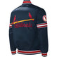 MLB St. Louis Cardinals Varsity Jacket Navy Blue Satin Letterman Jacket Baseball Jacket Custom Varsity Jackets Jackets