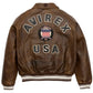 Men’s Avirex Leather Jacket Iconic Jacket (Vintage)