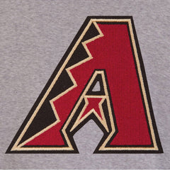 Arizona Diamondbacks JH Design - Two-Tones Reversible Fleece Jacket - Gray/Black