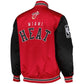 Miami heats Jacket NBA Bomber Basketball Vintage Black Satin Varsity jacket