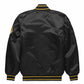 MLB Pittsburgh Pirates Varsity Jacket Satin Jacket- Black
