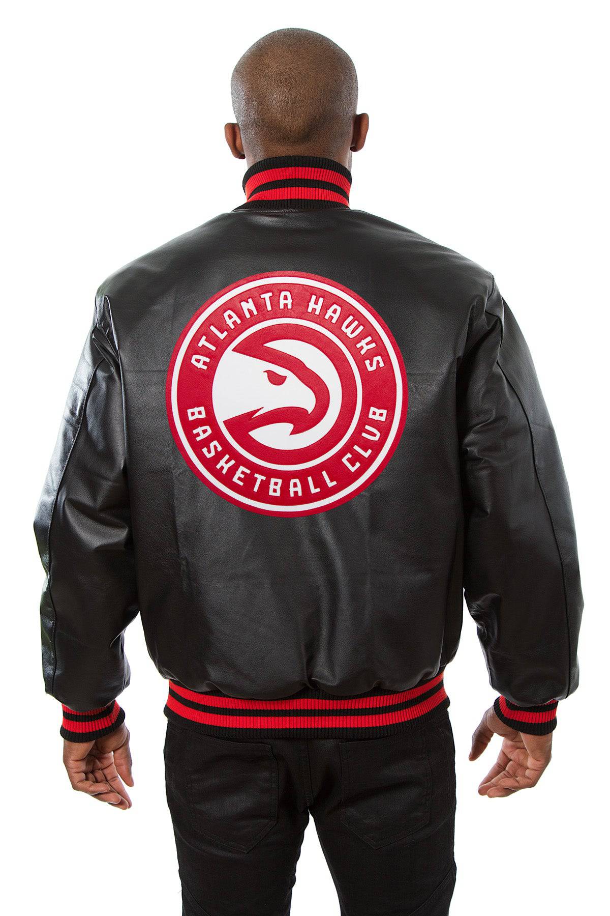 Premium Quality Atlanta Hawks Full Leather Jacket - Black