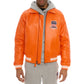 Men's Avirex Leather Jacket Iconic Avirex jacket (Orange )