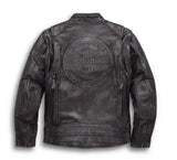 Harley Davidson Dauntless Men Convertible 2 in 1 Genuine Cow Leather Jackets