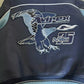 Mens Avirex Nitro Run Leather Jacket Blue American Flight Leather Jackets