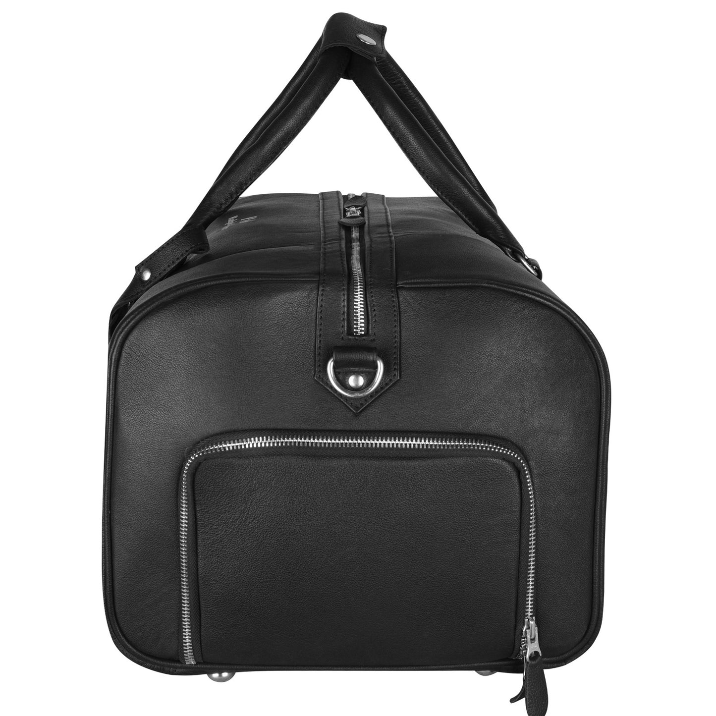 Polo Ralph Lauren Leather Duffle Bag Black Leather with dust Cover
