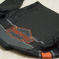 Harley Davidson Men's Biker Blocked B&S Black Leather Jacket Motorcycle Jackets