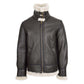 Men’s Classic B3 Original Sheepskin Jacket Brown White