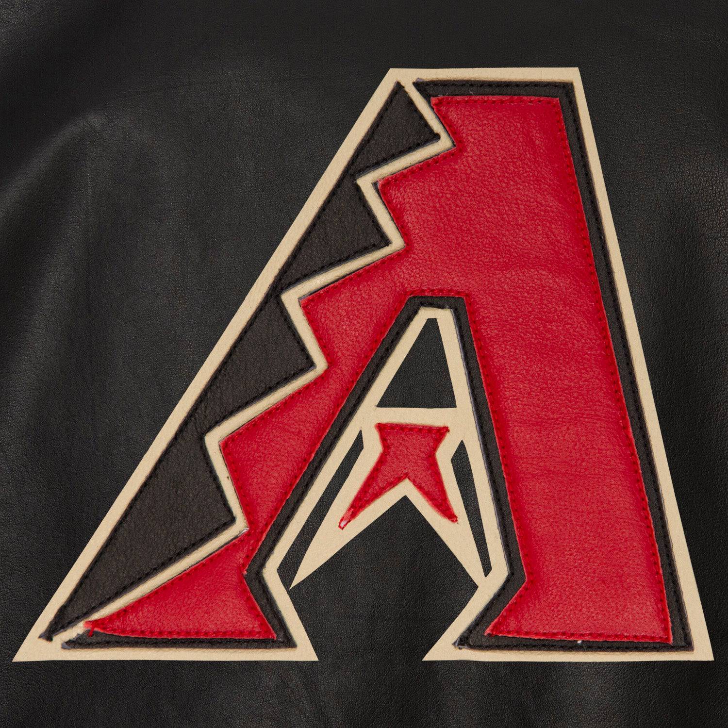 Arizona Diamondbacks Complete Leather Jacket - Black