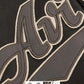 Avirex Script USA Varsity Leather Jacket- Black