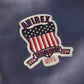 Men's Avirex Stadium Leather Jacket Las Vegas  Avirex jacket Short Body- Black