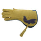 Pack of 10 Custom Left Hand Falconry Gloves – Durable Suede Leather Eagle & Bird Handling Gloves
