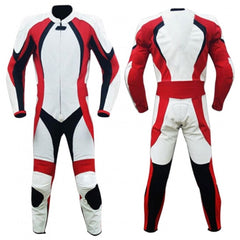 Motorbike Suit (Red-Black-White)