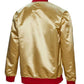Men's Chicago Bulls Mitchell & Ness Gold Fashion Lightweight Satin Full-Snap Jacket