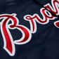 MLB 80 Vintage Satin Atlanta Braves Baseball Varsity Jacket Embroidery Logos