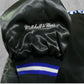 Satin Varsity Jacket NFLL league Orlandoo Floridaa Letterman Black Bomber Jacket Custom Varsity Jackets