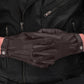 Mens Leather Brown Gloves