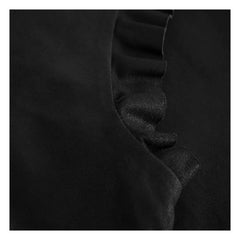 Leather Women’s Top Soft Quality Nero Black