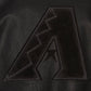 Arizona Diamondbacks Full Original Leather Jacket - Black/Black
