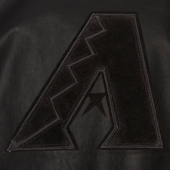 Arizona Diamondbacks Full Original Leather Jacket - Black/Black