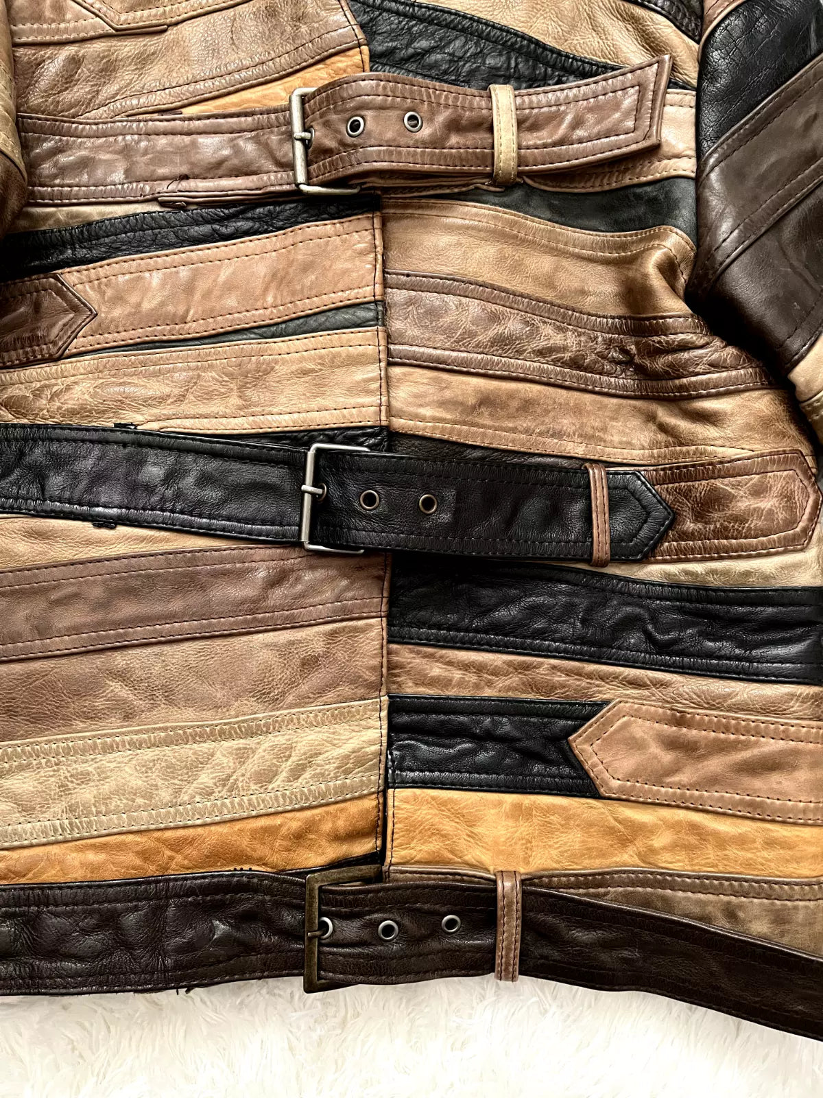 Primum Quality Maison Margiela x H&M Belted Genuine Leather Jacket