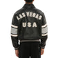 Men's Avirex Leather Jacket Las Vegas  Avirex jacket (Black)