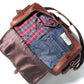 Personalized Full Grain Leather Duffle Bag