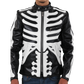 Vanson Leather Model Jacket W/Bones ( Black-White Leather )